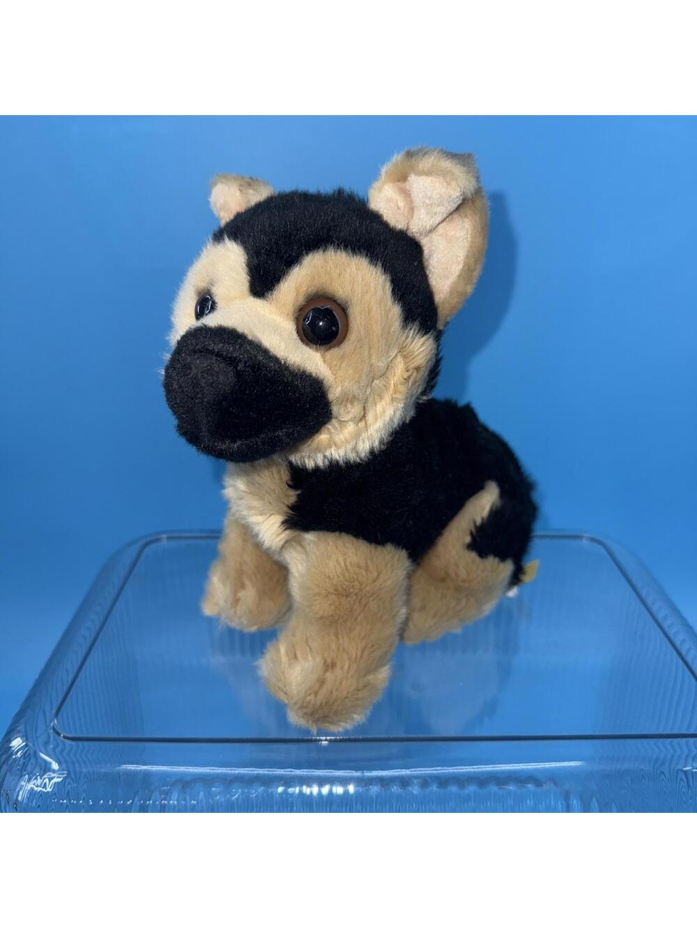 German Shepherd Puppy Dog Plush 8" Aurora Miyoni Tots Realistic Kid Play Animals
